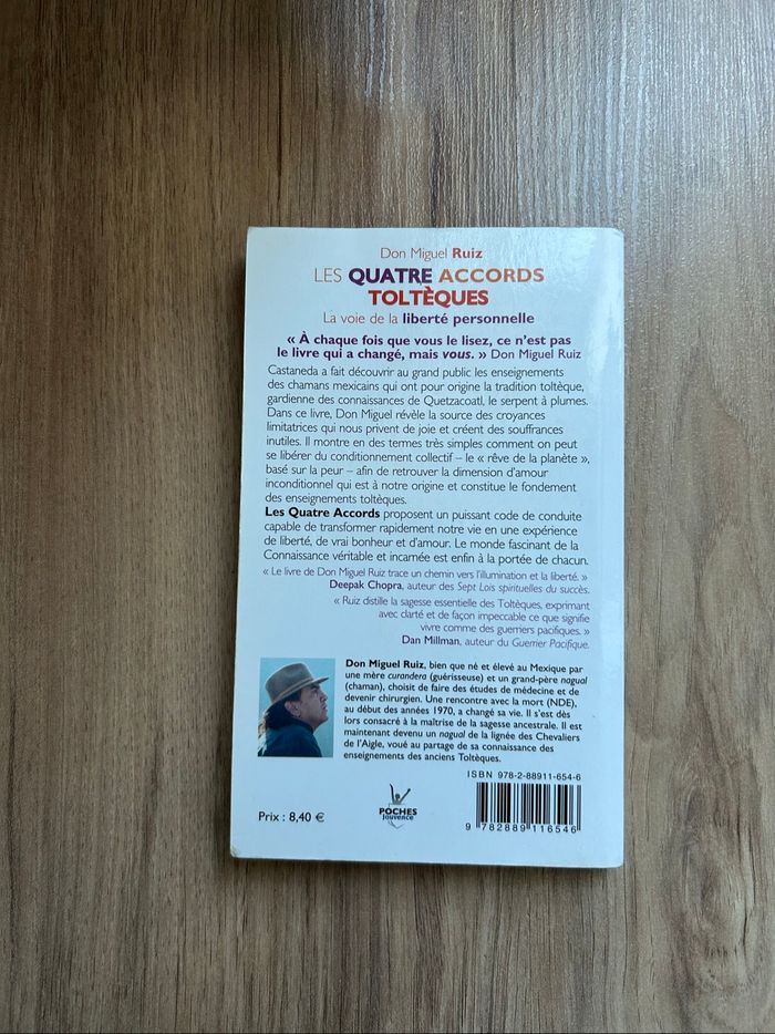 Livre de Don Miguel Ruiz «Les quatre accords toltèques» Poches Jouvence - photo numéro 4