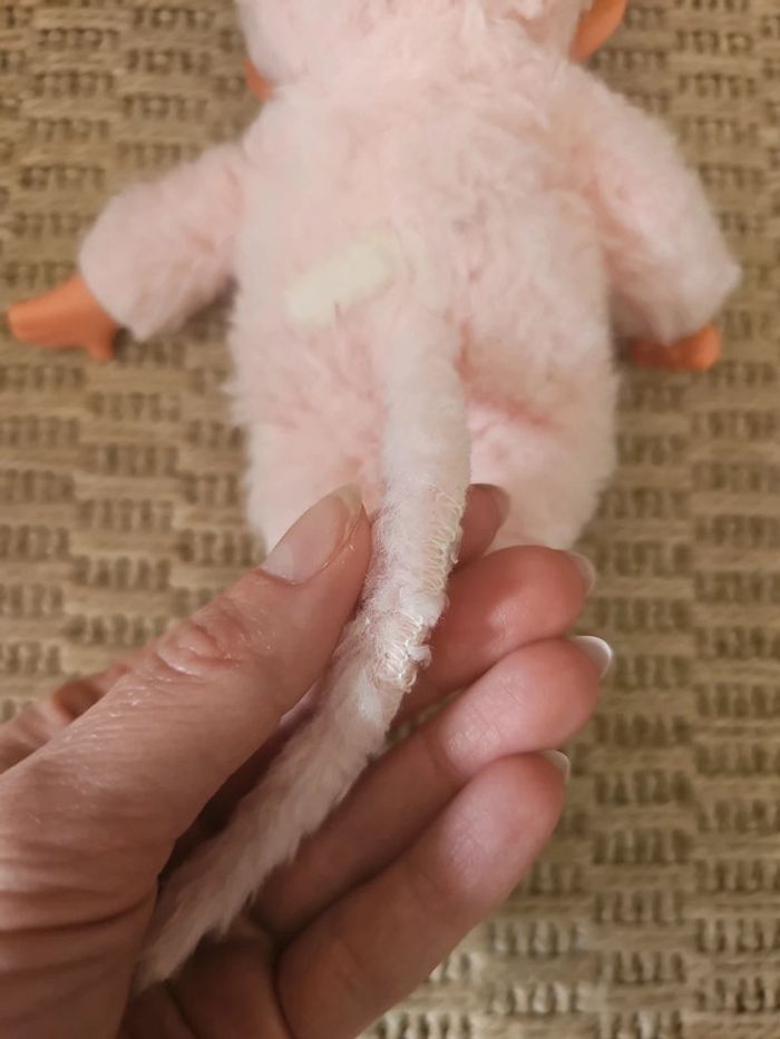 Peluche kiki rose pâle vintage - photo numéro 10