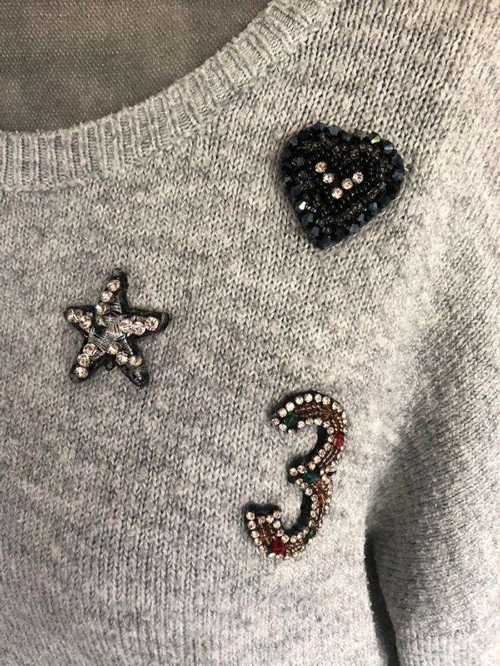 Pull gris 38 - photo numéro 2