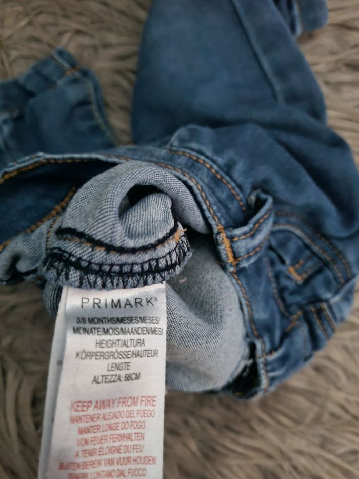 Jean 3-6mois élastique à la taille - photo numéro 4