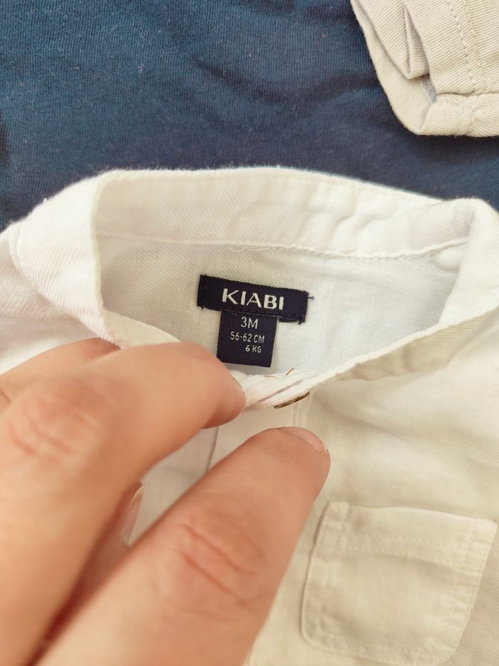 Lot t-shirt Kiabi 3 mois - photo numéro 2