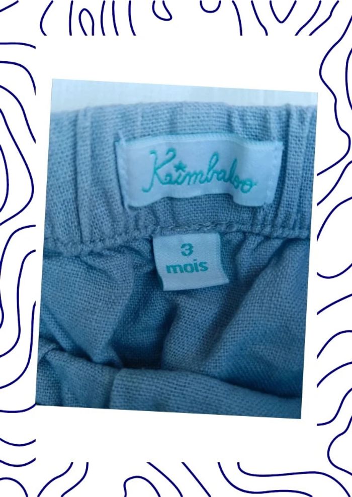 Sarouel 3 mois Kimbaloo - photo numéro 2