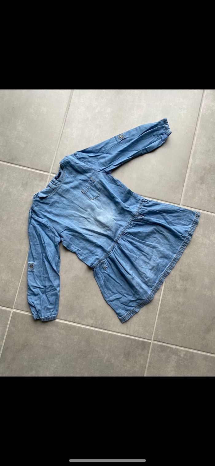 Robe en jean manches longues 4 ans
