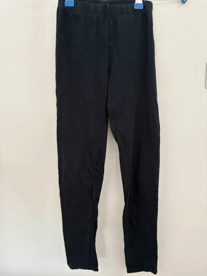 Legging fille 10 ans Kiabi bleu nuit