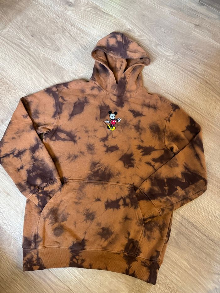 Sweat à capuche H&M Mickey Mouse marron - photo numéro 2