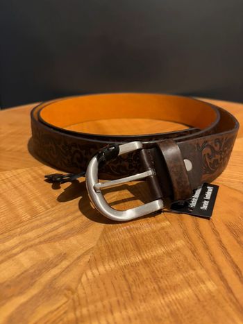Ceinture en cuir véritable, authentique et durable – Accessoire élégant et intemporel taille 125 cm
