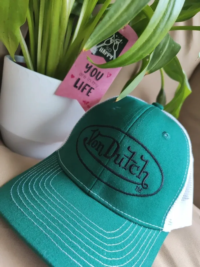 Casquette Trucker Von Dutch verte