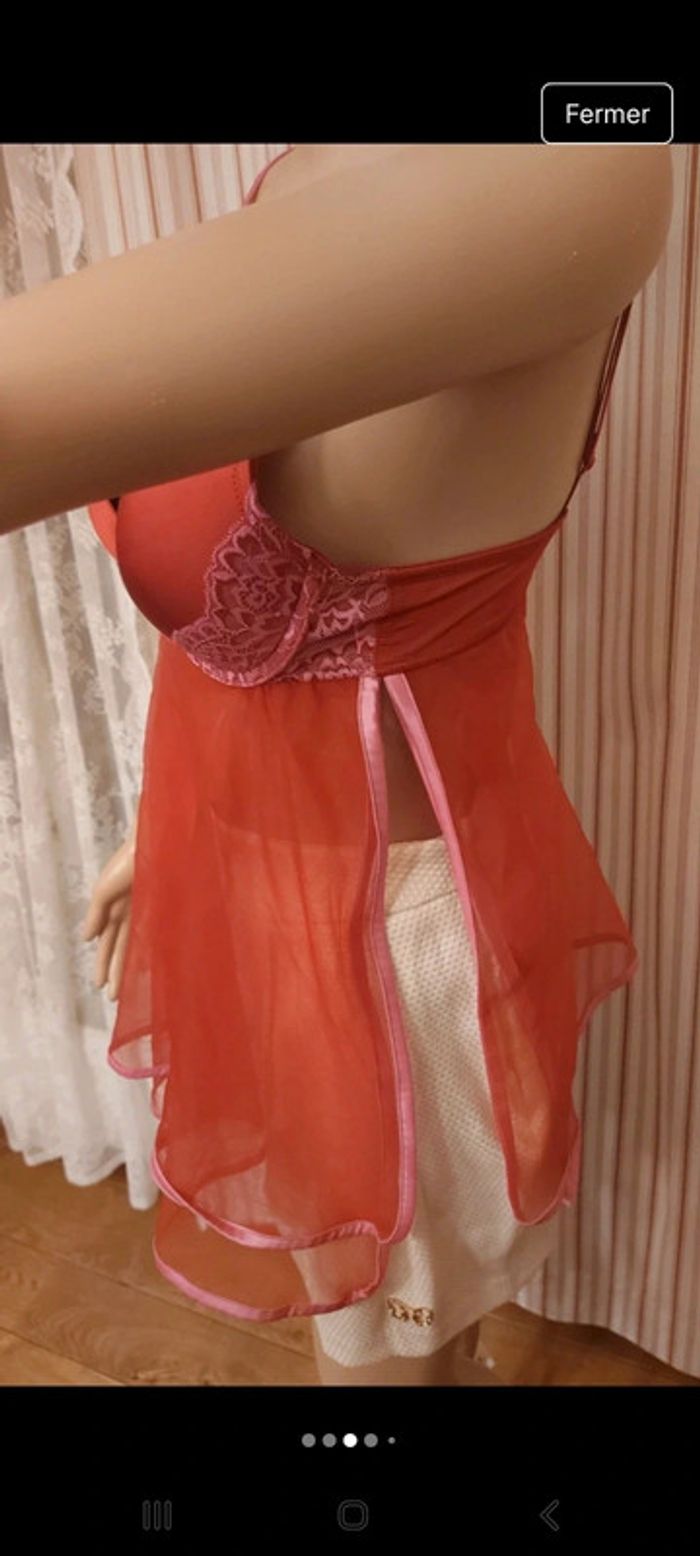 Nuisette rouge Hunkemöller taille M - photo numéro 3