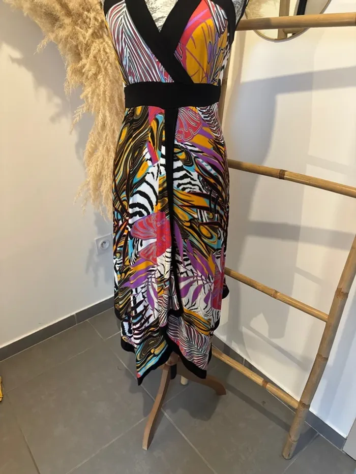 Robe d’été fluide coloré - photo numéro 4