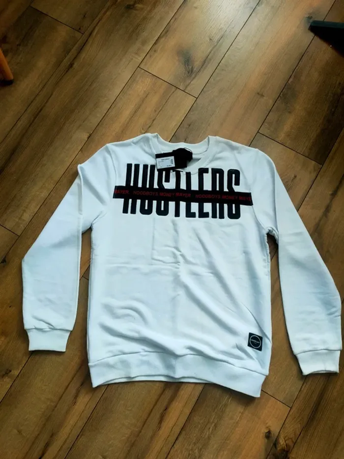 Pull homme blanc uniplay xl neuf