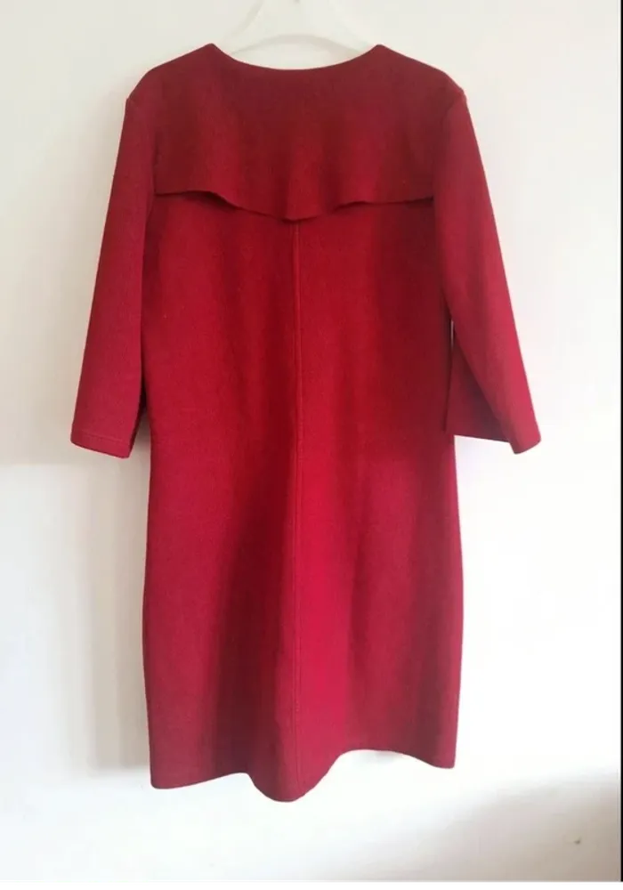 Robe 👗 velours bordeau T38-M - photo numéro 2