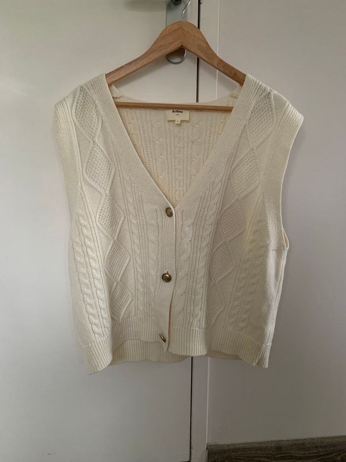 Cardigan sans manche - photo numéro 3