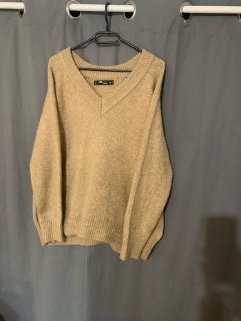 Pull en laine beige/marron, FB sister knitwear