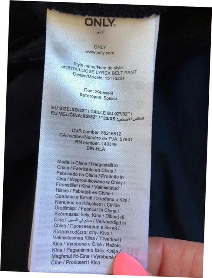 Pantalon chino bleu marine Only taille XS TBE - photo numéro 14