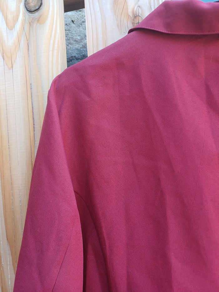 Jolie veste légère rouge bordeaux - photo numéro 8