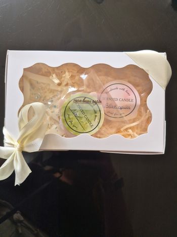 Coffret noel fondants et bougie