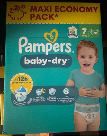 Pampers taille 7