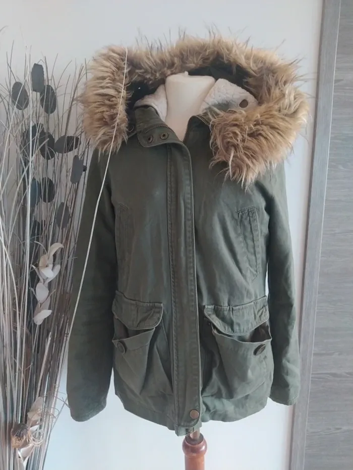 Veste chaude kaki Jennyfer S
