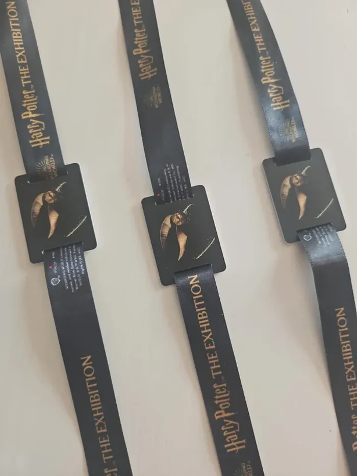 Lot de 3 bracelets collector Exposition Harry Potter - photo numéro 2