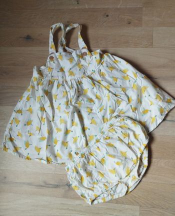 Robe et culotte fille 18 mois okaidi