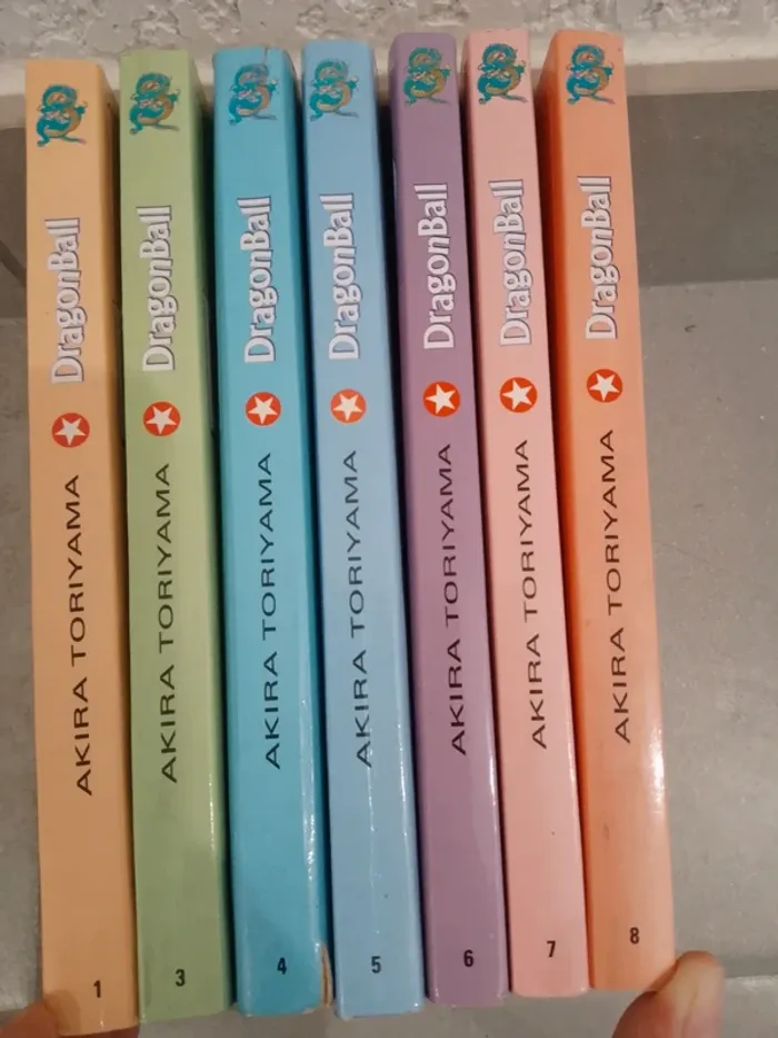 Lot de 7 bd manga dragon ball édition pastel - photo numéro 3