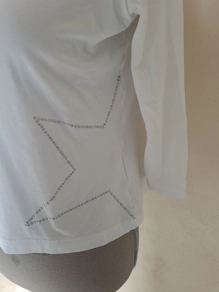 T-shirt manches 3/4 - photo numéro 2