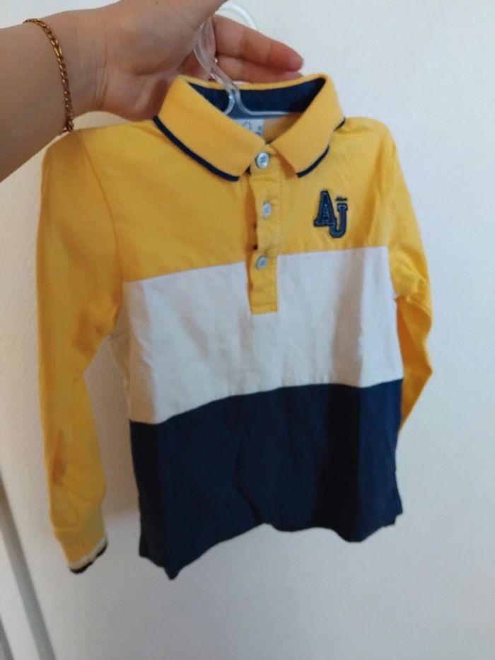 Polo manches longues garçon 18mois