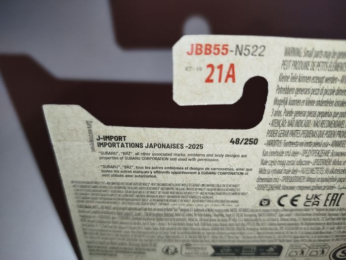 Hot Wheels Subaru BRZ 2025 - photo numéro 10