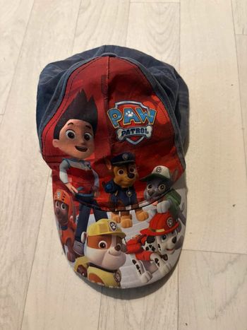 Casquette pat patrouille un peu décoloré