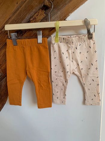 2 leggings 6 mois / Kiabi