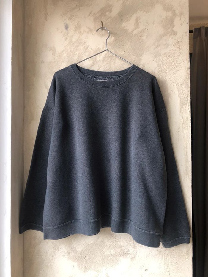 Sweat uni gris Hanes XL - photo numéro 4