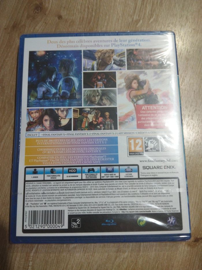 Final fantasy x/ x-2 hs remaster ps4 - photo numéro 2