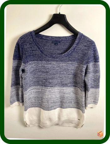 👚 Pull femme Tommy Hilfiger – Taille M – Coton – Manches 3/4