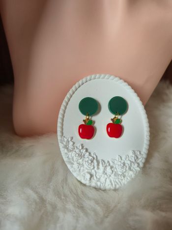 Boucles d’oreilles pommes