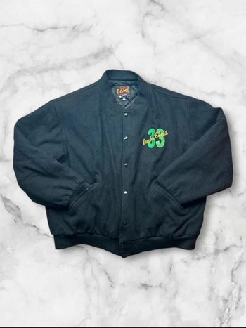 Veste Letterman Vintage District Council 33 Made in USA - Taille 2XL
