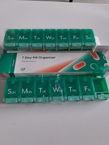 Lots de 2 piluliers à la semaine neuf