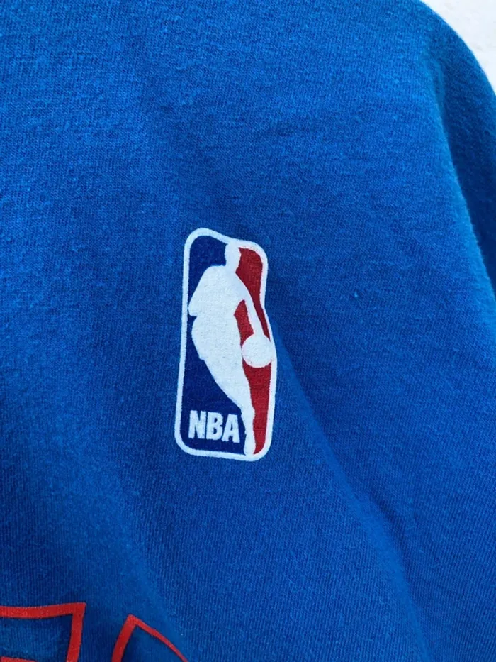 Adidas T-shirt NBA blue Oklahoma City Thunder Westbrook Mens XXL - photo numéro 2