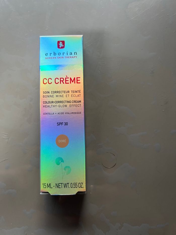 Cc crème erborian doré neuf