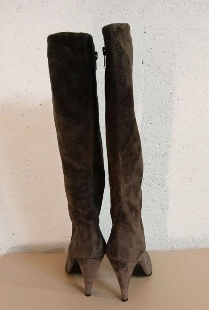 đ€ Bottes en daim Bazile â Made in Italy â T. 37,5 â TrĂšs bon Ă©tat - photo numĂ©ro 8