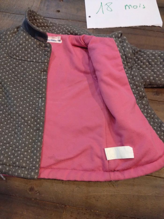 Manteau gris 18 mois - photo numéro 2