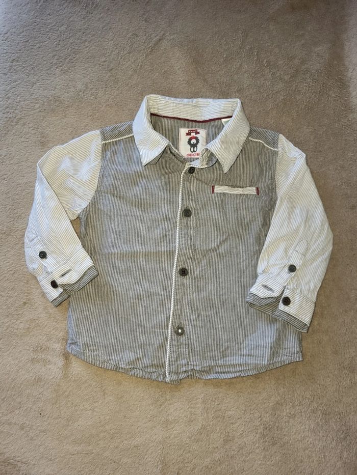 Chemise garçon 12 mois