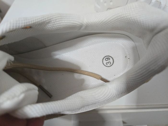 Basket neuve camel blanche doré - photo numéro 6