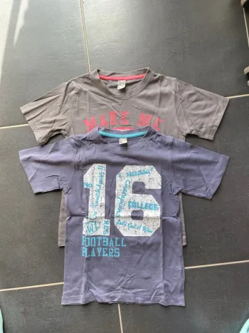 Lot 2 t shirts manches courtes