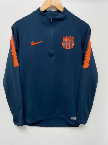 1/4 zip Nike Jersey Training FCB Barcelona Soccer Mens S