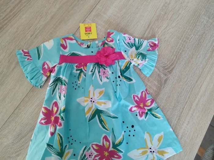 Robe d'été manches courtes bébé - photo numéro 3