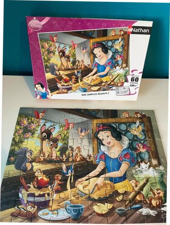 puzzle 60 pieces blanche neige