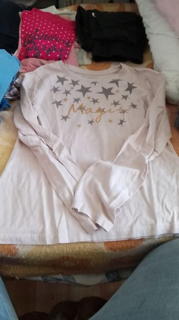 Tee shirt manches longues fille taille 14 ans