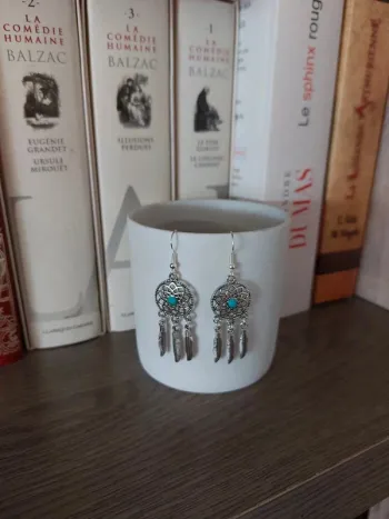 Boucles d'oreilles attrape rêve