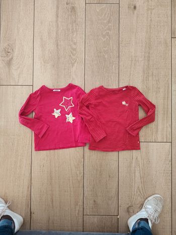 Lot 2 t-shirts manches longues