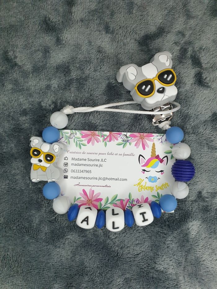 Attache tétine Chien - photo numéro 3